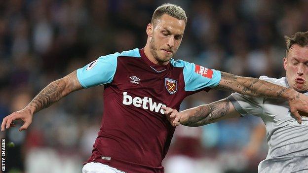 West Ham's Marko Arnautovic