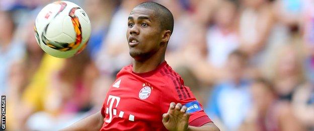 Douglas Costa of Bayern Munich