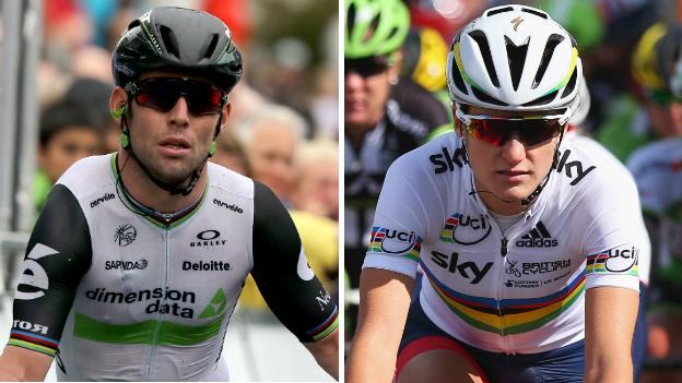 Mark Cavendish and Lizzie Deignan