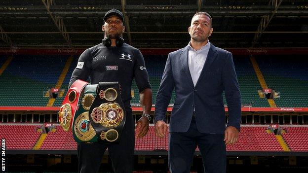 Anthony Joshua and Kubrat Pulev