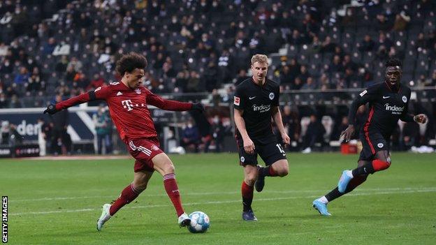 Leroy Sane scores for Bayern Munich