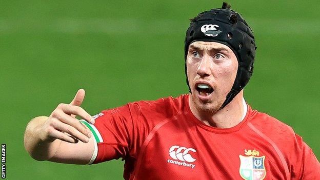 Adam Beard came on as a replacement during the third British and Irish Lions Test against South Africa in August 2021