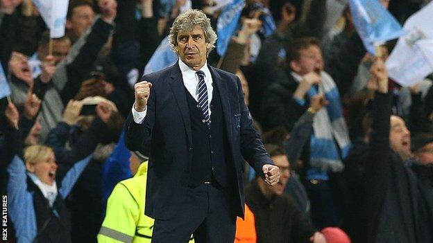 Manchester City manager Manuel Pellegrini