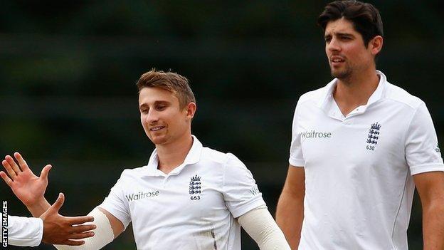 James Taylor (left) and Alastair Cook