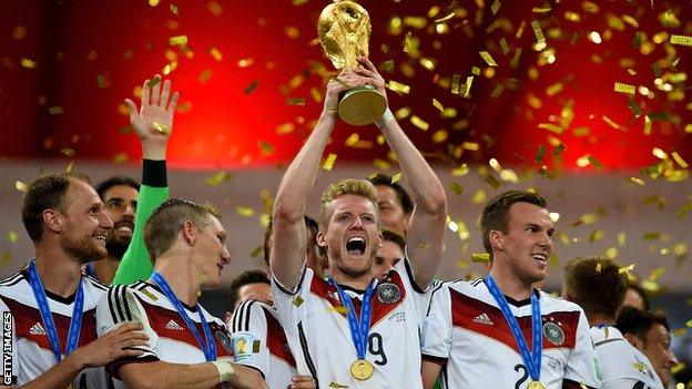 Andre Schurrle helped Germany win the 2014 World Cup