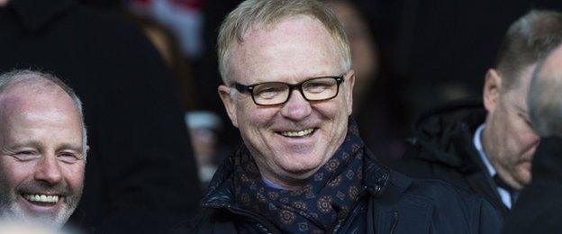 Scotland head coach Alex McLeish