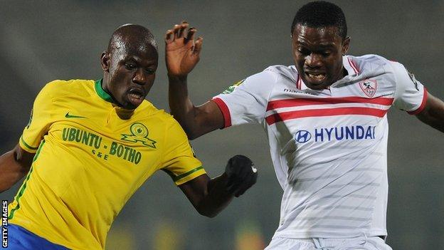 Sundowns beat Zamalek twice in the group stage of the Champions League