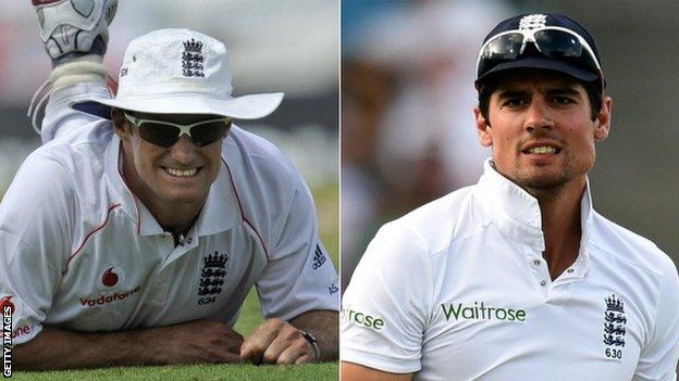 Andrew Strauss and Alastair Cook