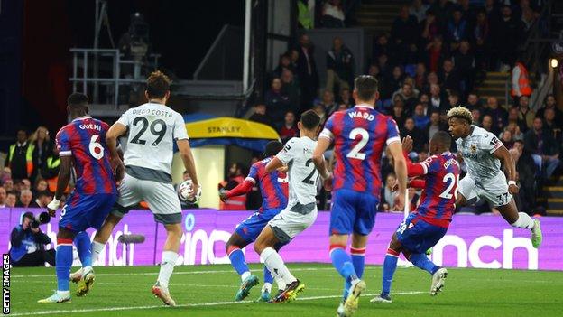 Adama Traore's 31st-minute effort was the winger's first headed goal in English football.