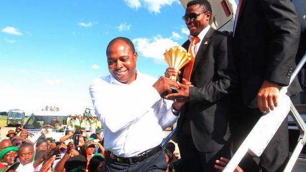 Kalusha Bwalya was Zambia FA president when his nation won the 2012 Africa Cup of Nations