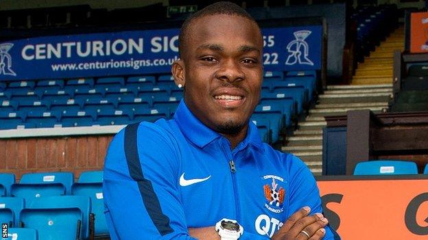 Kilmarnock striker Souleymane Coulibaly