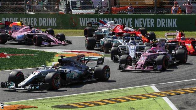 Italian GP start