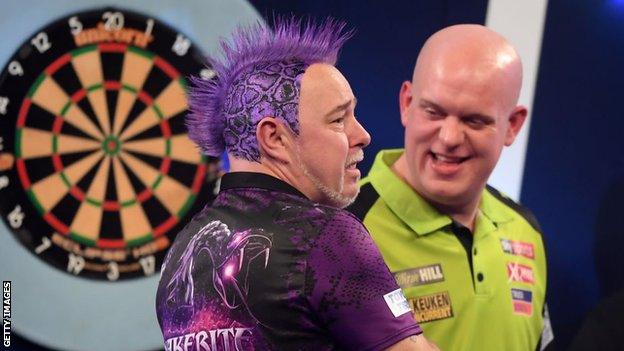 Peter Wright and Michael van Gerwen