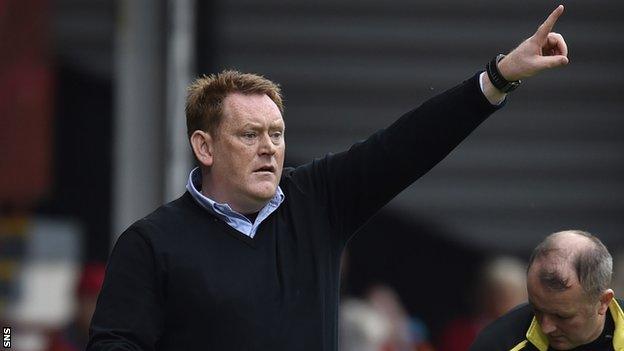 Livingston manager David Hopkin