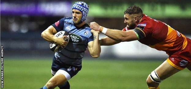 Matthew Morgan's half-time introduction at full-back helped turn the game Cardiff Blues' way