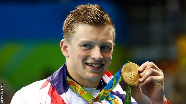 GB swimmer Adam Peaty