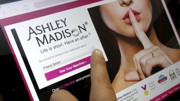 Ashley Madison screenshot