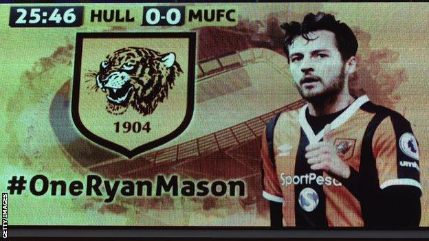 Hull City's board for Ryan Mason