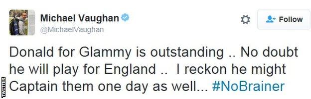 Michael Vaughan on Twitter