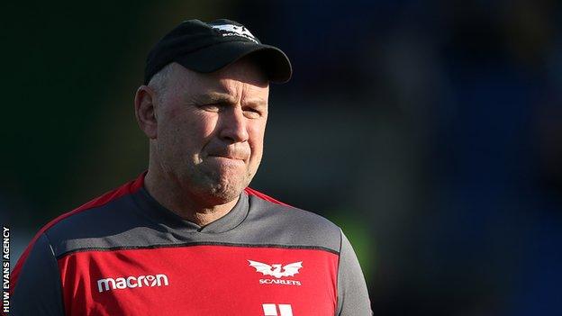 Wayne Pivac looks pensive