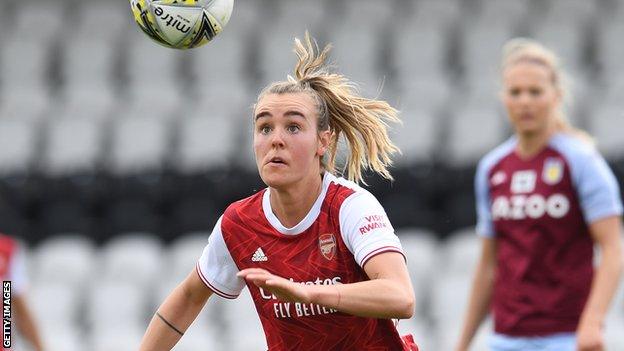 Jill Roord in action for Arsenal Women