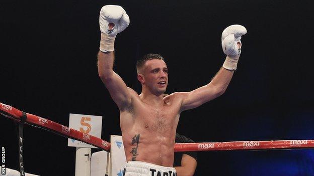 Josh Taylor is preparing for his 12th professional fight