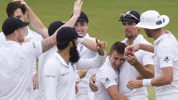 England celebrate