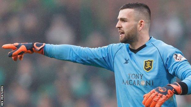 Liam Kelly in action for Livingston