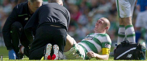 Celtic captain Scott Brown