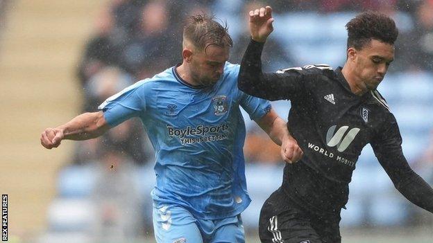 Matt Godden's tangle with Fulham defender Antonee Robinson was the key turning point of Coventry's 4-1 win