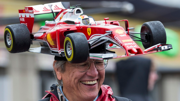 Ferrari fan at the Canadian Grand Prix