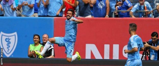 David Villa of New York City FC