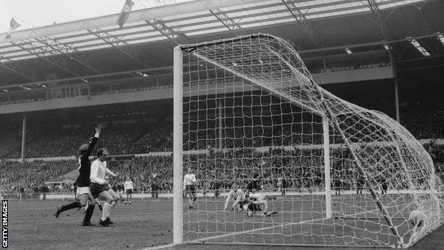 Jim McCalliog scores at Wembley