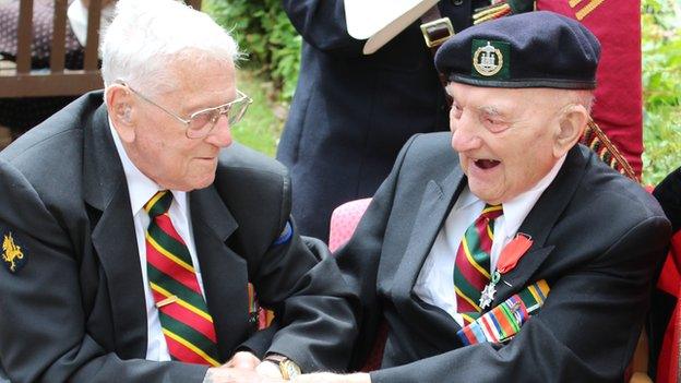 Reg Cossins and Robert Rigler
