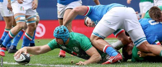 Ireland second row Tadhg Beirne