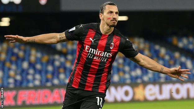 Zlatan Ibrahimovic has scored 10 Serie A goals this season to help AC Milan to the top of the table