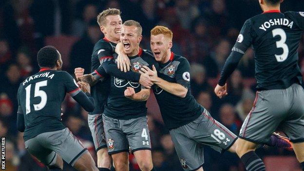 Southampton celebrate