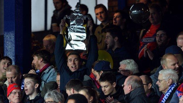 FA Cup tin foil