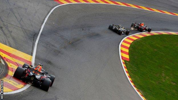 Spa's imposing Eau Rouge corner