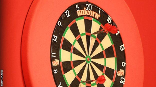 A general image of a darts board