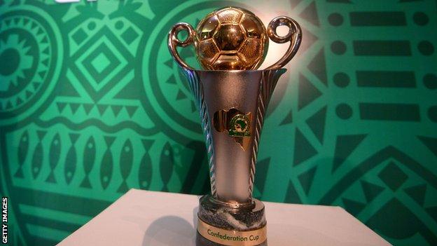 The Confederation Cup trophy