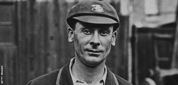 Jack Hobbs, pictured in 1925