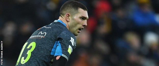 George North at centre for Ospreys