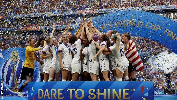 USA lift World Cup trophy