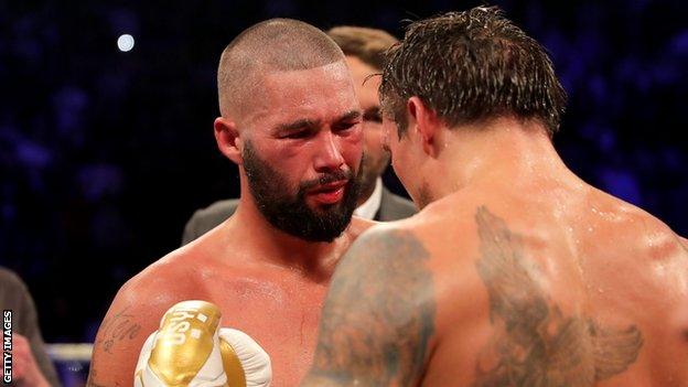 Tony Bellew and Oleksandr Usyk