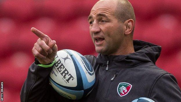 Leicester head coach Steve Borthwick