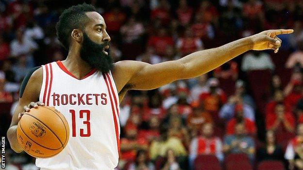 James Harden, who has left the Houston Rockets and joined the Brooklyn Nets