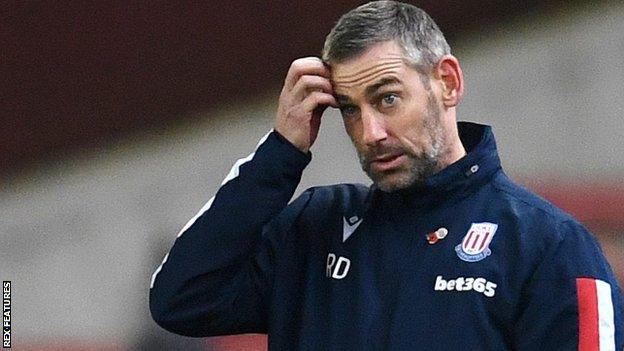 Stoke City caretaker manager Rory Delap