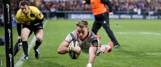 Ulster winger Craig Gilroy