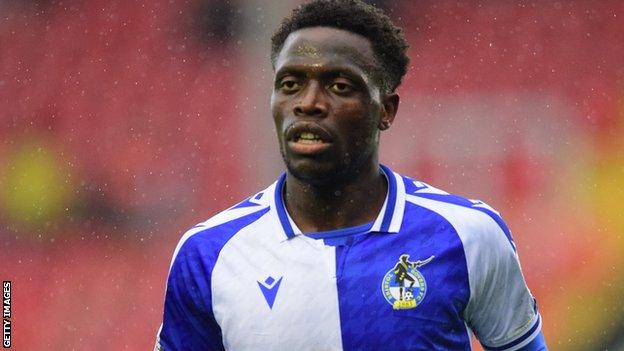 David Tutonda in action for Bristol Rovers